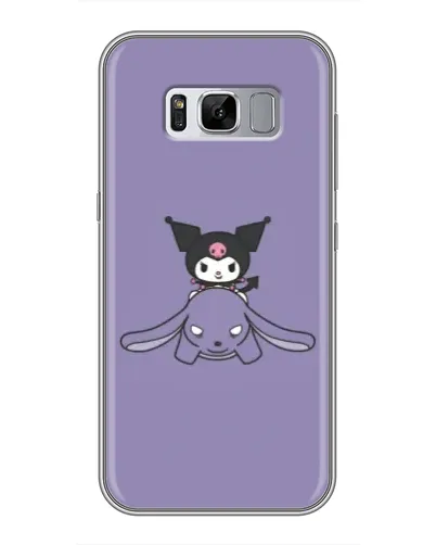 Чехол для Samsung Galaxy S8 Plus (G955) с картинкой «Kuromi на лиловом фоне» Чехол для Samsung Galaxy S8 Plus (G955) с картинкой «Kuromi на лиловом фоне»