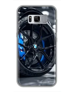 Чохол для Samsung Galaxy S8 Plus (G955) з картинкою «Колесо BMW зблизька»