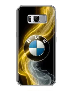 Чохол для Samsung Galaxy S8 Plus (G955) з картинкою «Золотистий дим BMW»