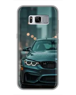 Чохол для Samsung Galaxy S8 Plus (G955) з картинкою «BMW у вогнях міста»