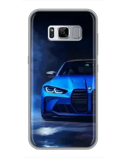 Чохол для Samsung Galaxy S8 Plus (G955) з картинкою «Блакитна BMW M4»