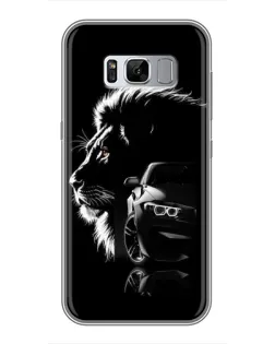 Чохол для Samsung Galaxy S8 Plus (G955) з картинкою «BMW та лев»