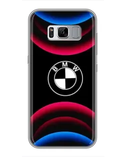 Чохол для Samsung Galaxy S8 Plus (G955) з картинкою «Логотип BMW та неонові дуги»