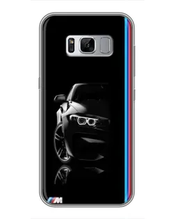Чохол для Samsung Galaxy S8 Plus (G955) з картинкою «Силует BMW в темряві»