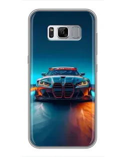 Чехол для Samsung Galaxy S8 Plus (G955) с картинкой «BMW — огни неона»