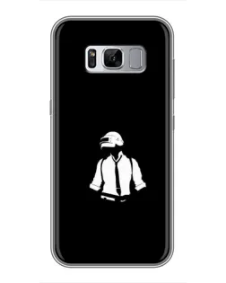 Чехол для Samsung Galaxy S8 Plus (G955) с картинкой «PUBG — белый шлем»