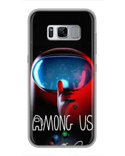 Чехол для Samsung Galaxy S8 Plus (G955) с картинкой «Красный импостер — макро»