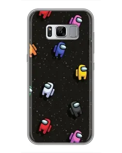 Чехол для Samsung Galaxy S8 Plus (G955) с картинкой «Космический паттерн Among Us»