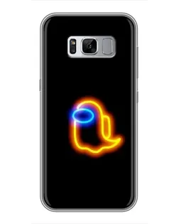 Чехол для Samsung Galaxy S8 Plus (G955) с картинкой «Among Us неоновое сияние»