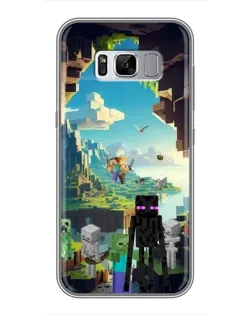 Чохол для Samsung Galaxy S8 Plus (G955) з картинкою «Ендермен у лісі»