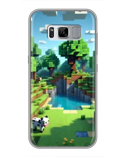 Чохол для Samsung Galaxy S8 Plus (G955) з картинкою «Minecraft літній день» Чохол для Samsung Galaxy S8 Plus (G955) з картинкою «Minecraft літній день»
