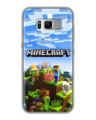 Чохол для Samsung Galaxy S8 Plus (G955) з картинкою «Minecraft класичний світ» Чохол для Samsung Galaxy S8 Plus (G955) з картинкою «Minecraft класичний світ»