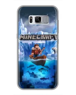 Чохол для Samsung Galaxy S8 Plus (G955) з картинкою «Minecraft льодянийсвіт»