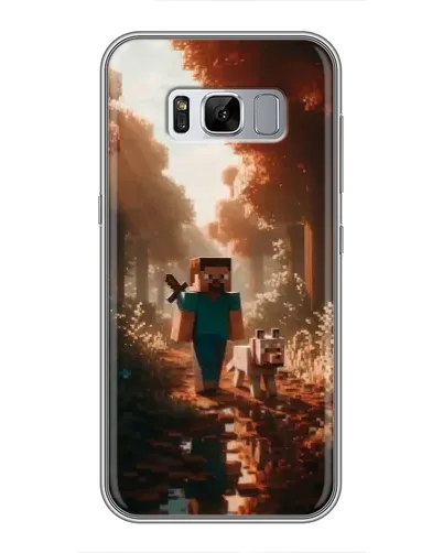 Чохол для Samsung Galaxy S8 Plus (G955) з картинкою «Стів у лісі» Чохол для Samsung Galaxy S8 Plus (G955) з картинкою «Стів у лісі»