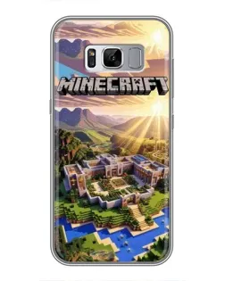 Чохол для Samsung Galaxy S8 Plus (G955) з картинкою «Minecraft панорама»