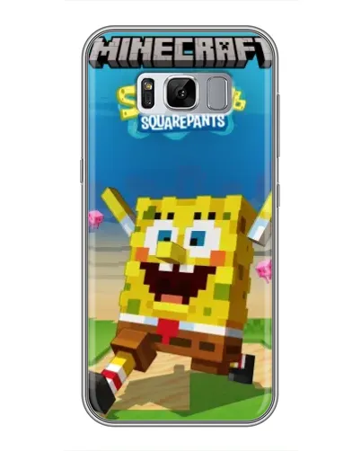 Чехол для Samsung Galaxy S8 Plus (G955) с картинкой «Губка Боб Minecraft» Чехол для Samsung Galaxy S8 Plus (G955) с картинкой «Губка Боб Minecraft»