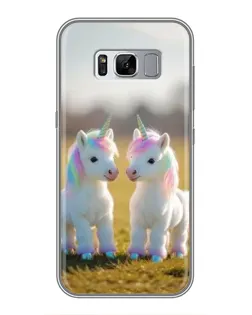 Чехол для Samsung Galaxy S8 Plus (G955) с картинкой «Пара единорогов»