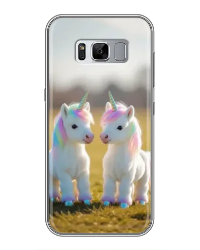 Чехол для Samsung Galaxy S8 Plus (G955) с картинкой «Пара единорогов»