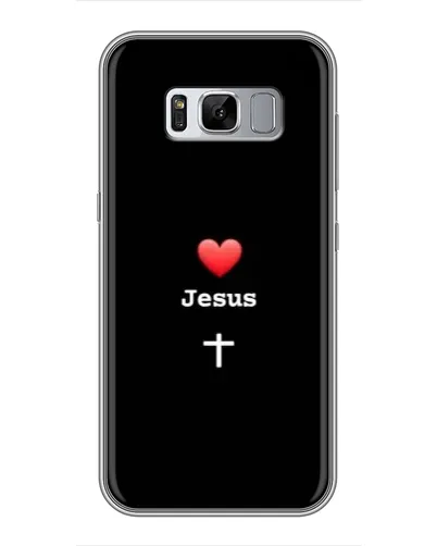 Чехол для Samsung Galaxy S8 Plus (G955) с картинкой «Сердце - Jesus» Чехол для Samsung Galaxy S8 Plus (G955) с картинкой «Сердце - Jesus»