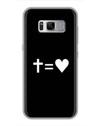 Чехол для Samsung Galaxy S8 Plus (G955) с картинкой «Крест и Сердце» Чехол для Samsung Galaxy S8 Plus (G955) с картинкой «Крест и Сердце»