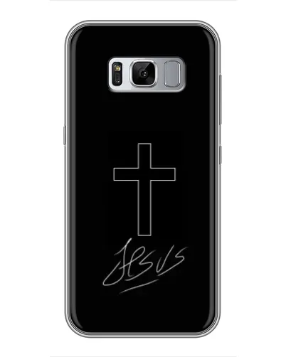 Чехол для Samsung Galaxy S8 Plus (G955) с картинкой «Графический крест Jesus» Чехол для Samsung Galaxy S8 Plus (G955) с картинкой «Графический крест Jesus»