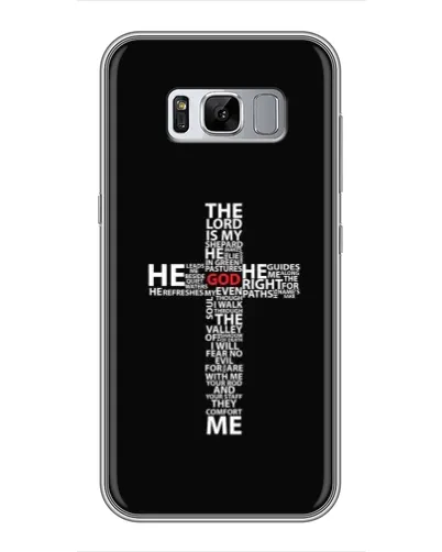 Чехол для Samsung Galaxy S8 Plus (G955) с картинкой «Текстовый крест» Чехол для Samsung Galaxy S8 Plus (G955) с картинкой «Текстовый крест»