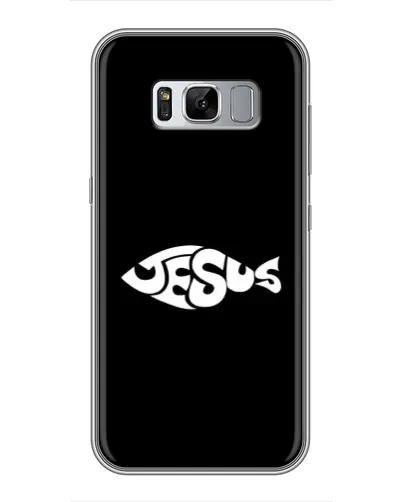 Чехол для Samsung Galaxy S8 Plus (G955) с картинкой «Рыба Jesus» Чехол для Samsung Galaxy S8 Plus (G955) с картинкой «Рыба Jesus»