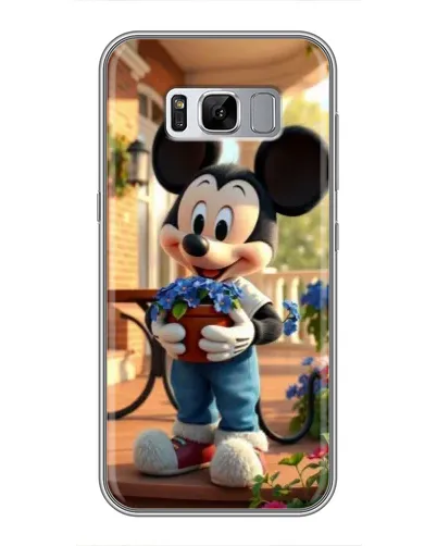 Чехол для Samsung Galaxy S8 Plus (G955) с картинкой «Микки садовод»