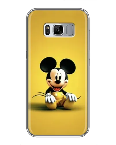 Чехол для Samsung Galaxy S8 Plus (G955) с картинкой «Микки на желтом»