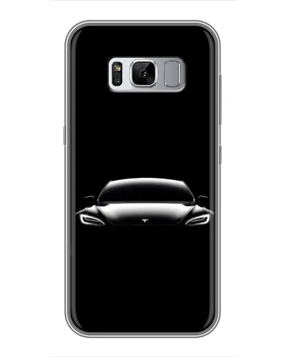 Чехол для Samsung Galaxy S8 Plus (G955) с картинкой «Фары Tesla Night»
