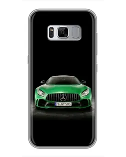 Чохол для Samsung Galaxy S8 Plus (G955) з картинкою «Mercedes — неоновий лого»