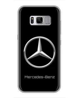 Чохол для Samsung Galaxy S8 Plus (G955) з картинкою «Mercedes Silver Logo»