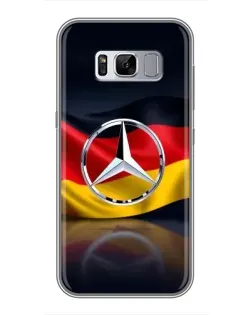 Чохол для Samsung Galaxy S8 Plus (G955) з картинкою «Mercedes — прапор Німеччини»