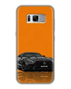 Чохол для Samsung Galaxy S8 Plus (G955) з картинкою «Помаранчевий Mercedes AMG»