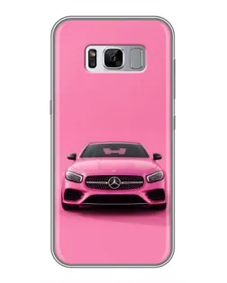 Чехол для Samsung Galaxy S8 Plus (G955) с картинкой «Розовый Mercedes AMG»