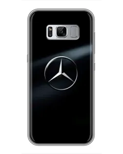 Чехол для Samsung Galaxy S8 Plus (G955) с картинкой «Mercedes на металле»