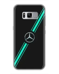 Чехол для Samsung Galaxy S8 Plus (G955) с картинкой «Спортивные линии Mercedes»
