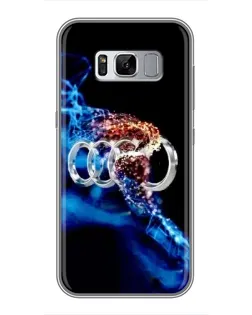 Чехол для Samsung Galaxy S8 Plus (G955) с картинкой «Энергия лого Audi» Чехол для Samsung Galaxy S8 Plus (G955) с картинкой «Энергия лого Audi»