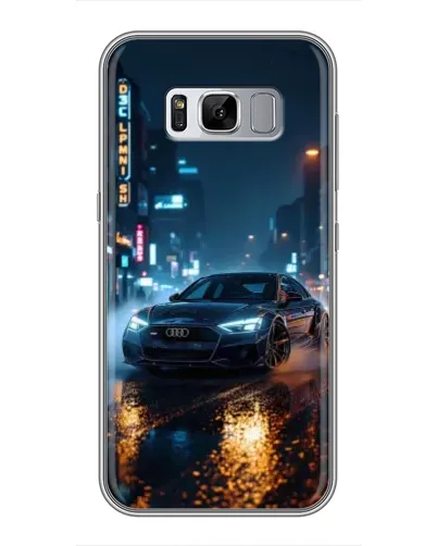 Чехол для Samsung Galaxy S8 Plus (G955) с картинкой «Ночной город и Audi»