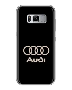 Чехол для Samsung Galaxy S8 Plus (G955) с картинкой «Audi — золотой логотип» Чехол для Samsung Galaxy S8 Plus (G955) с картинкой «Audi — золотой логотип»