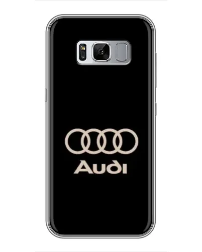 Чехол для Samsung Galaxy S8 Plus (G955) с картинкой «Audi — золотой логотип»