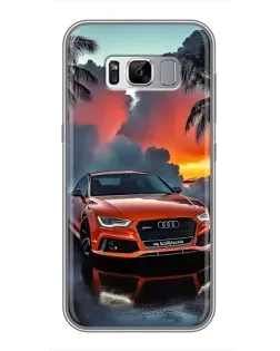 Чехол для Samsung Galaxy S8 Plus (G955) с картинкой «Audi — закат» Чехол для Samsung Galaxy S8 Plus (G955) с картинкой «Audi — закат»