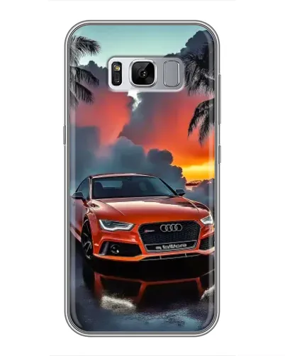Чехол для Samsung Galaxy S8 Plus (G955) с картинкой «Audi — закат»