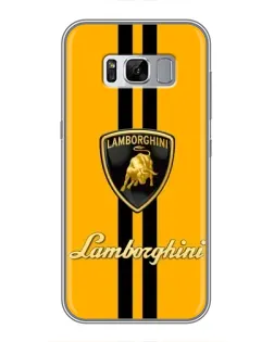 Чохол для Samsung Galaxy S8 Plus (G955) з картинкою «Lamborghini Stripe жовтий»