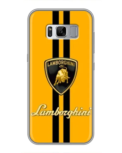 Чехол для Samsung Galaxy S8 Plus (G955) с картинкой «Lamborghini Stripe желтый»