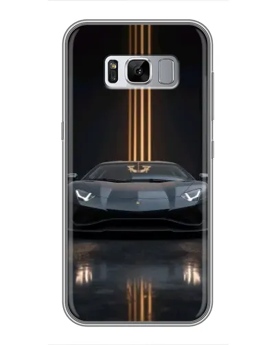 Чехол для Samsung Galaxy S8 Plus (G955) с картинкой «Lamborghini золотые линии»