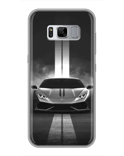 Чехол для Samsung Galaxy S8 Plus (G955) с картинкой «Lamborghini симметрия дорог»