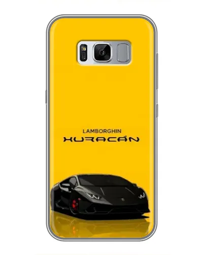 Чехол для Samsung Galaxy S8 Plus (G955) с картинкой «Lamborghini Huracan черный»