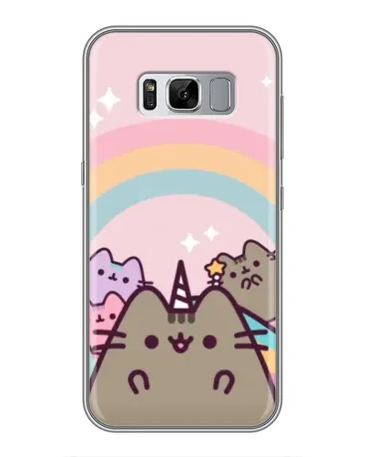 Чехол для Samsung Galaxy S8 Plus (G955) с картинкой «Единорог Pusheen» Чехол для Samsung Galaxy S8 Plus (G955) с картинкой «Единорог Pusheen»