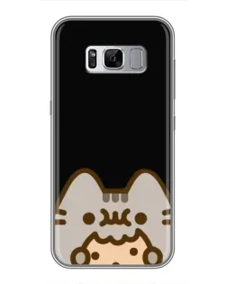 Чехол для Samsung Galaxy S8 Plus (G955) с картинкой «Пушин на черном»